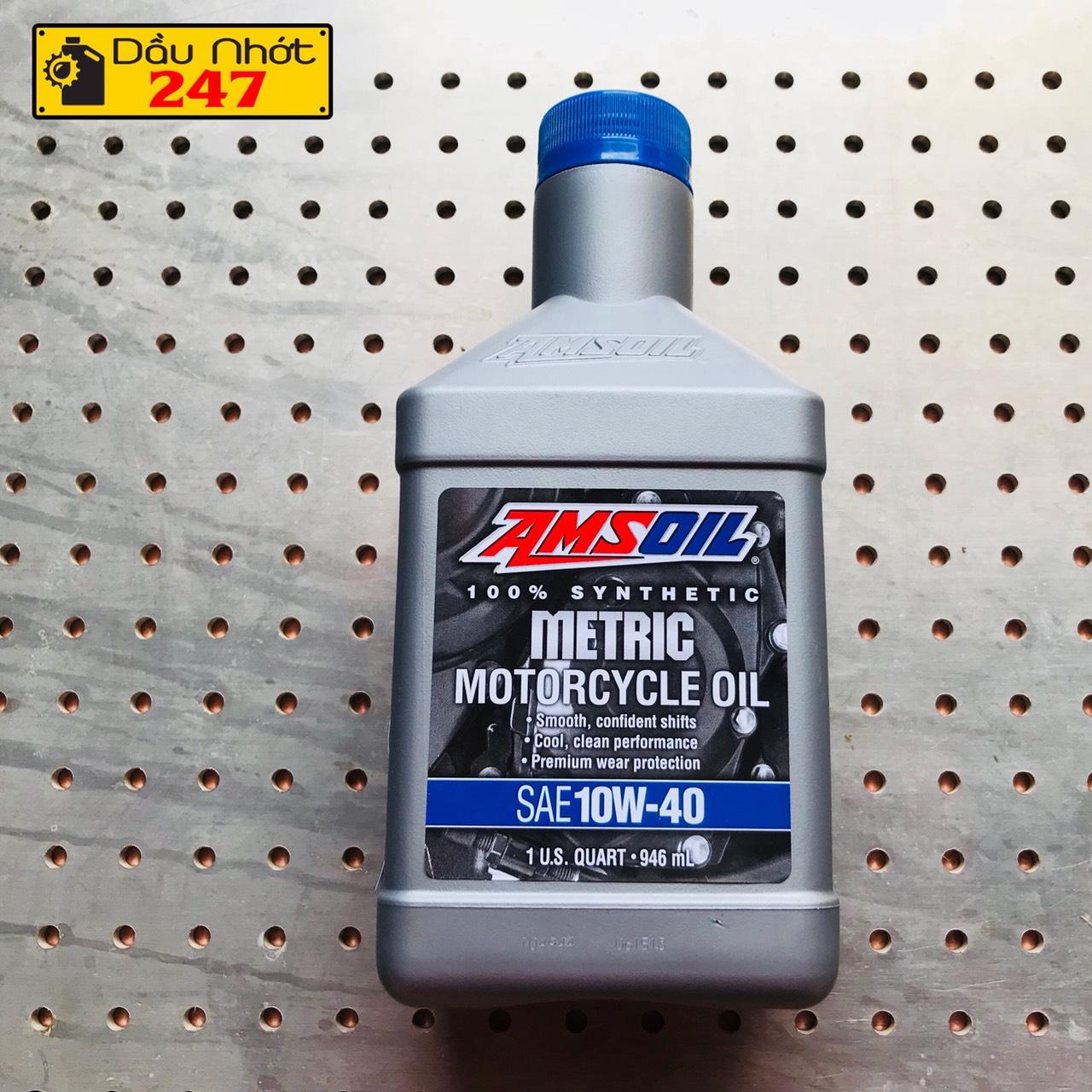 Dầu nhớt Amsoil Metric 10w40 946ml
