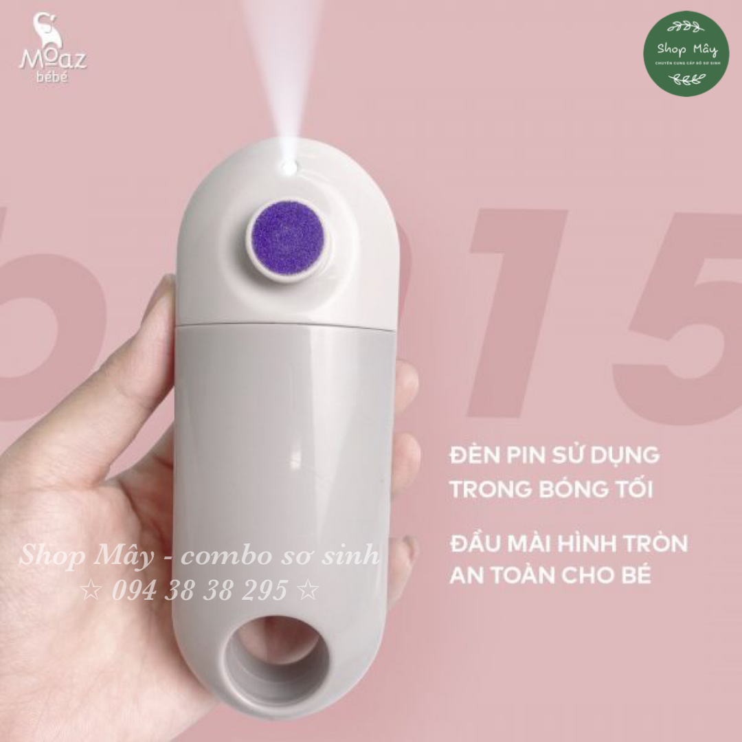 [CHÍNH HÃNG] Máy dũa móng cho bé Moaz BéBé MB-015