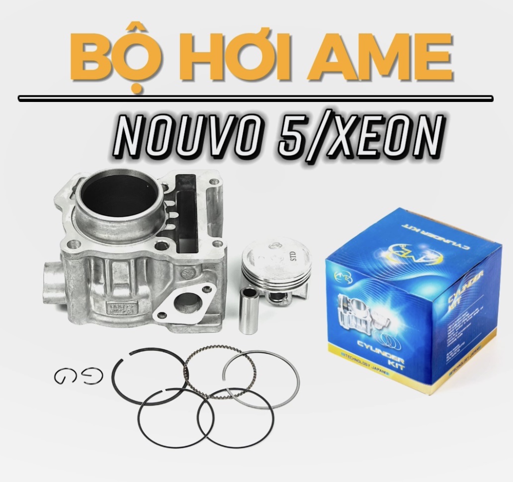 Bộ hơi/Xylanh Ame dòng xe ga (đủ mã)
