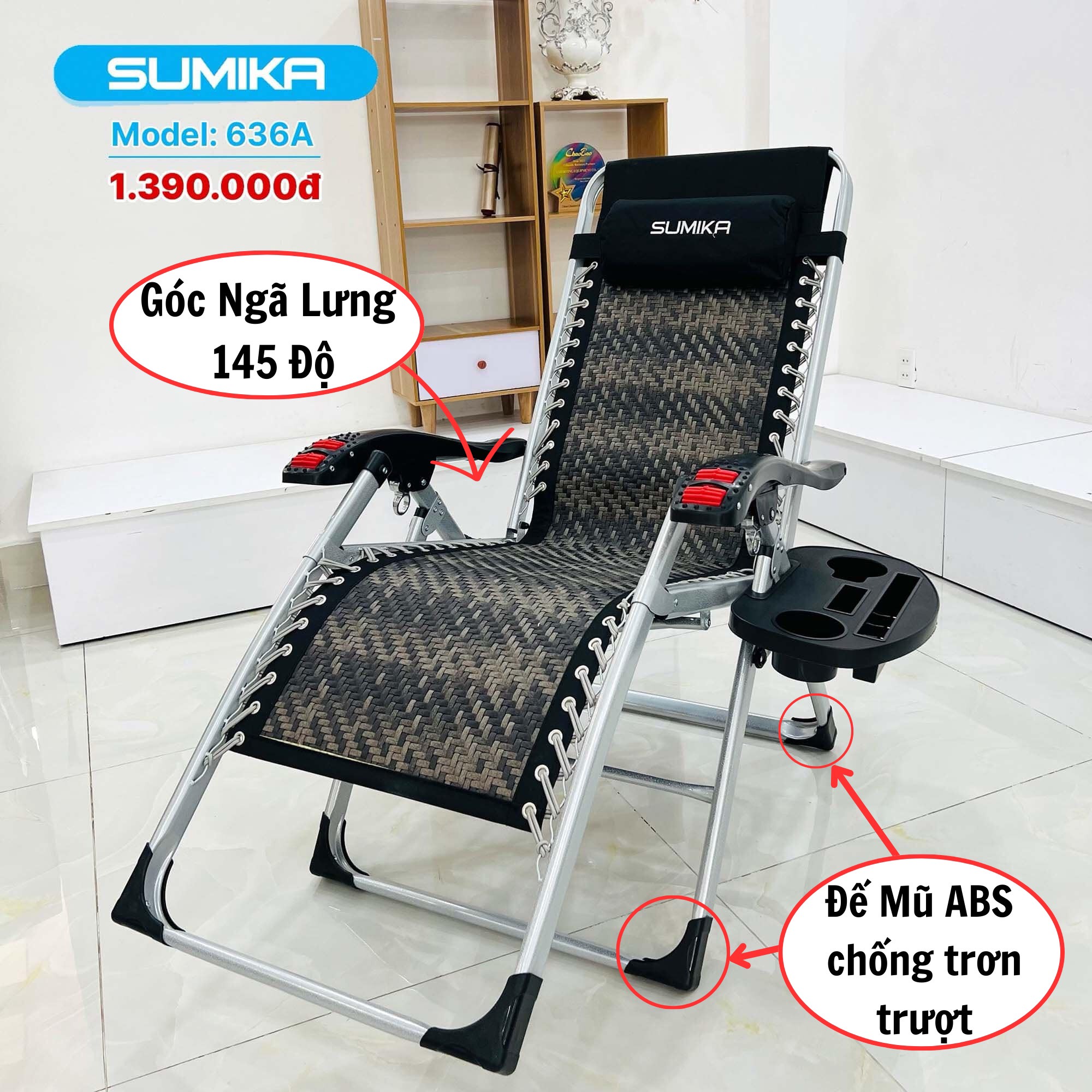GHẾ THƯ GIÃN SUMIKA SK636A .