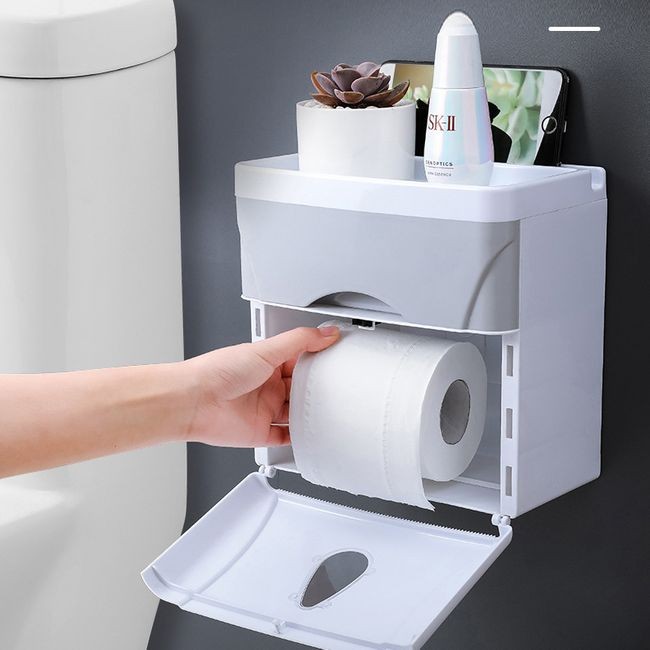 [HCM] Hộp Đựng Giấy Vệ Sinh Ecoco Cao Cấp 2 Tầng Đa Năng