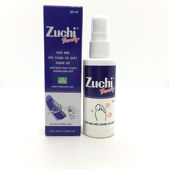 5 Xịt khử mùi giày zuchi family