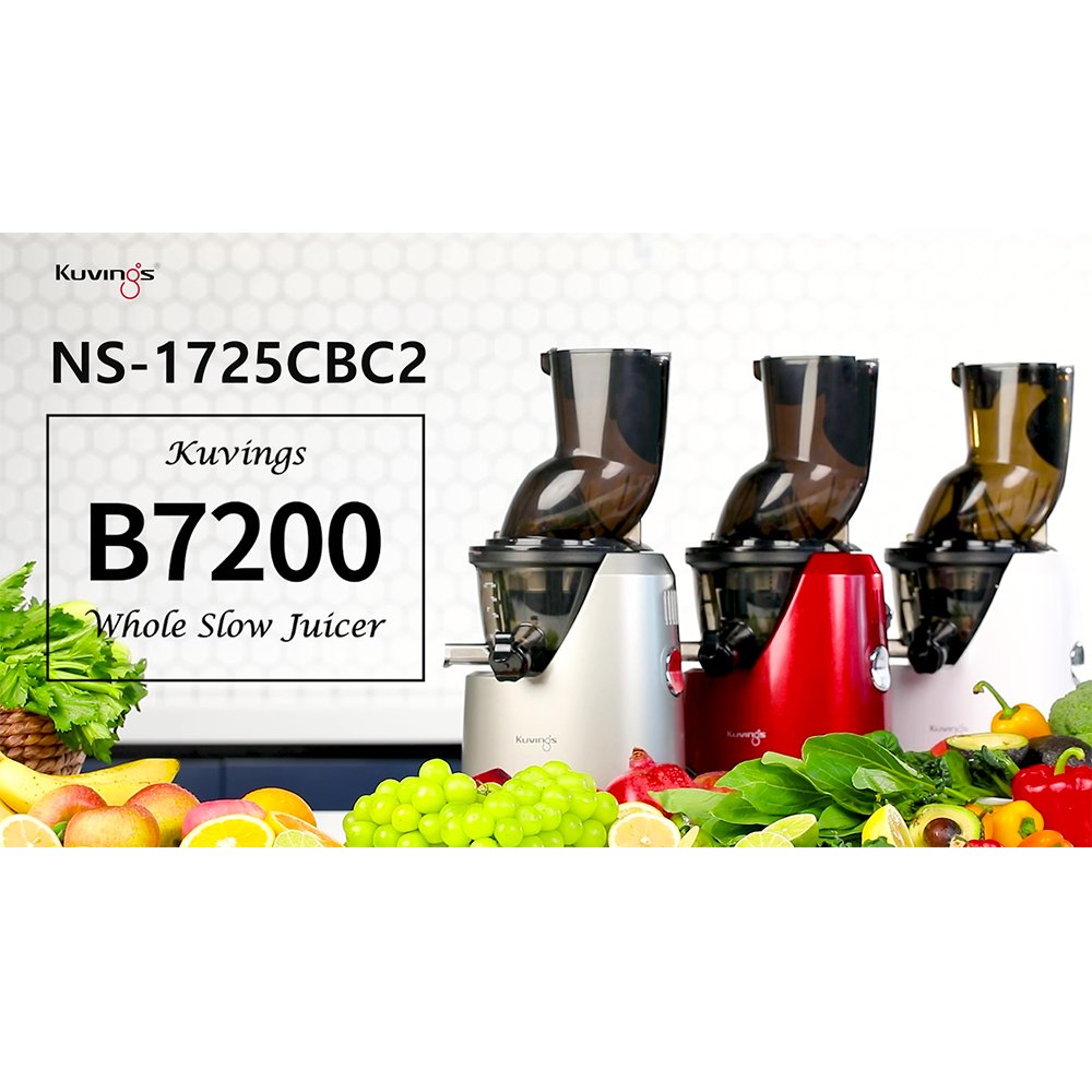 [Trả góp 0%]Máy ép trái cây tốc độ chậm Kuvings NS-1725CBC2 (400ml) - Màu đỏ