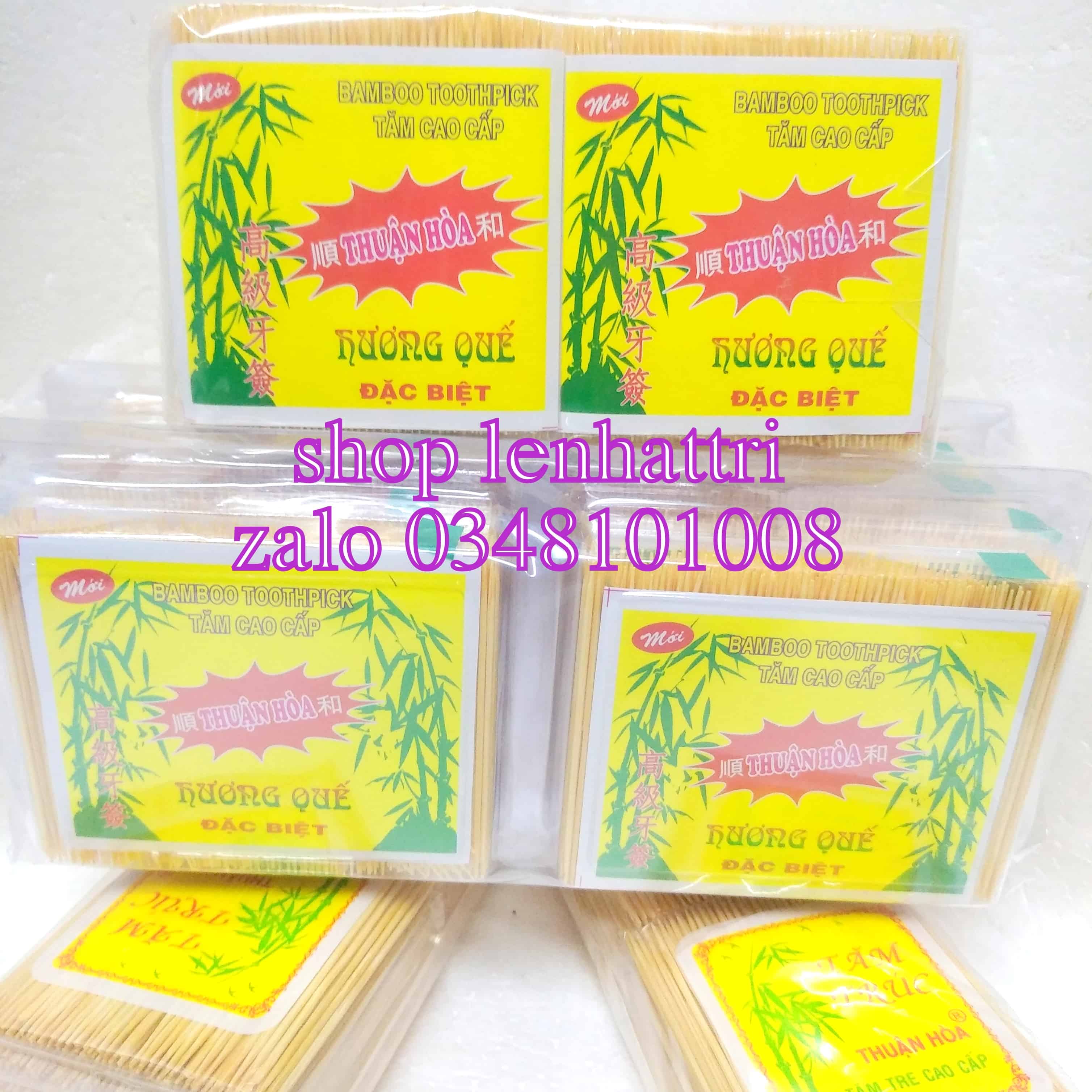 Tăm xỉa răng hương quế 10 gói