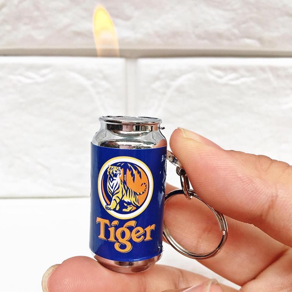 BẬT LỬA MÓC KHÓA HÌNH LON TIGER