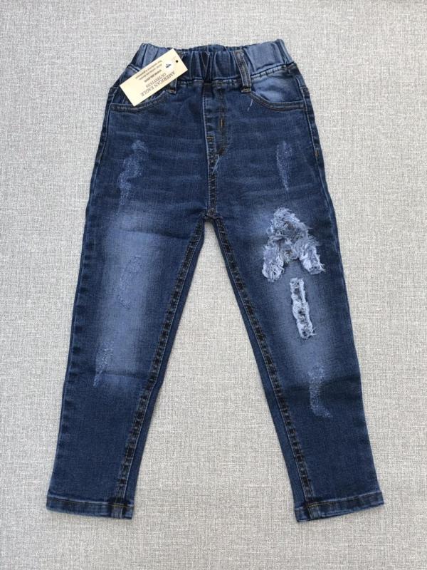 Quần jean dài lưng thun form đẹp, jean bé trai bé gái co giãn j011a