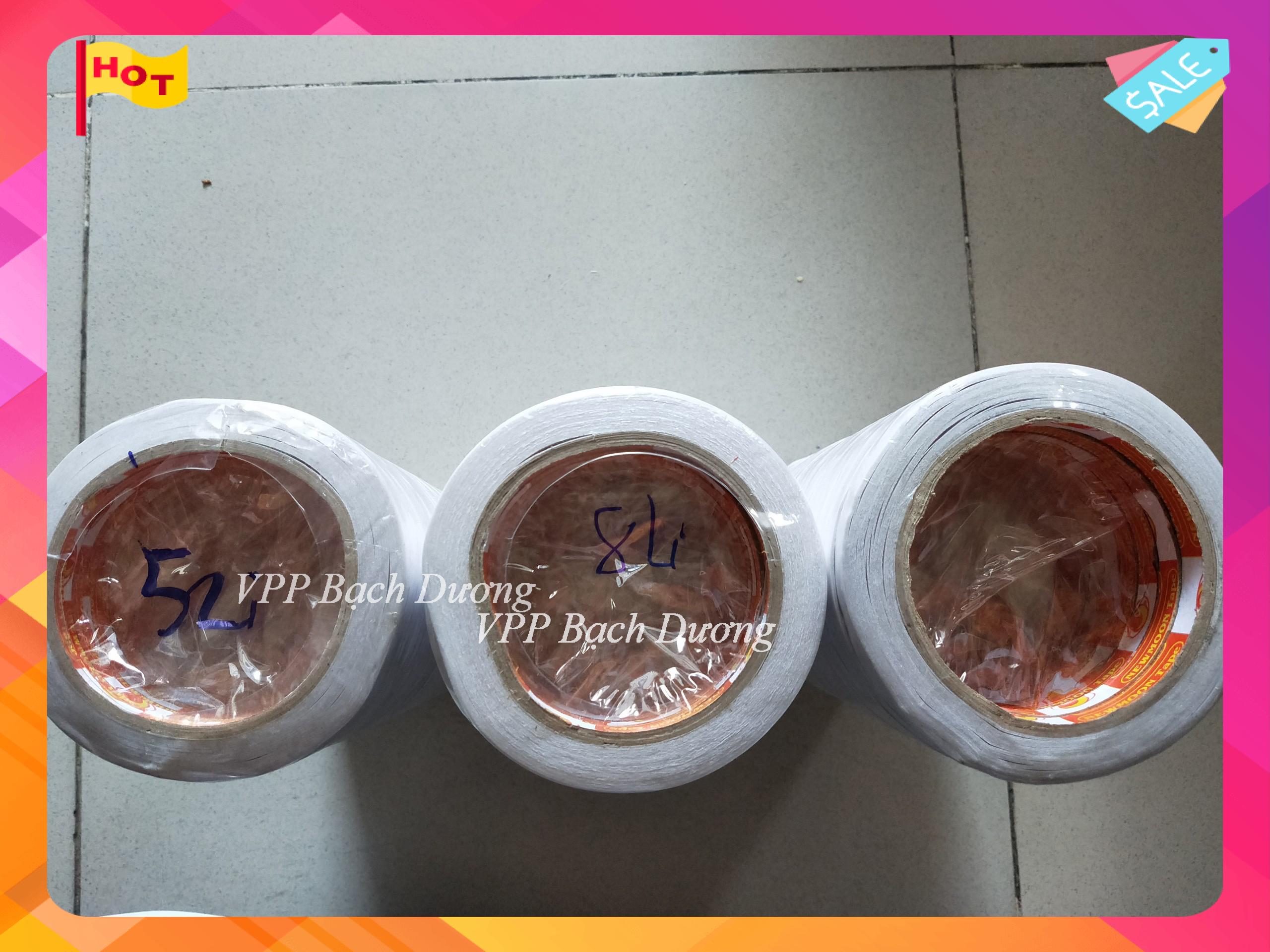 Băng keo 2 mặt 23y 5mm,8mm,1F siêu dày- cây