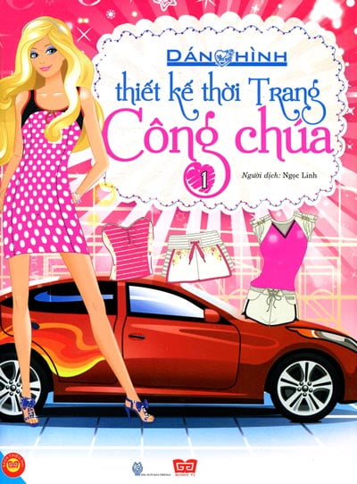 Fahasa - Dán Hình Thiết Kế Thời Trang Công Chúa - Tập 1