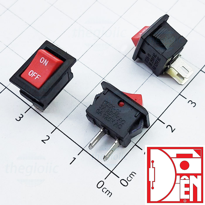 Công tắc KCD 1-11 3A-250VAC 6A-125VAC (10 chiếc)