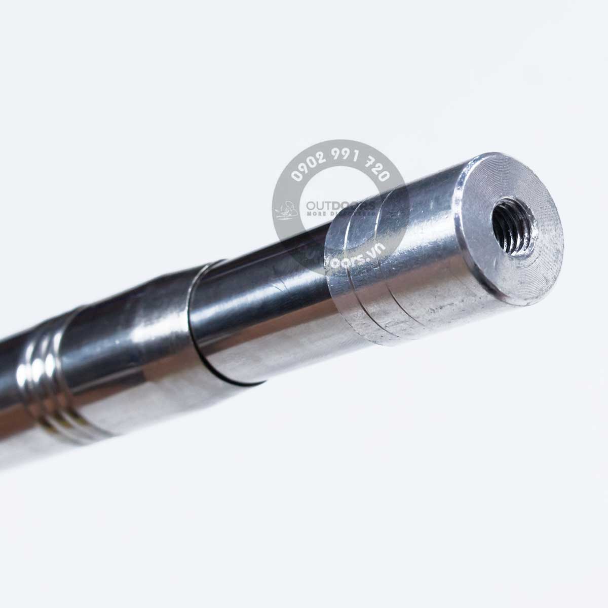 [HCM]Cán vợt cá bằng Inox 1m7/ 1m9/ 2m1