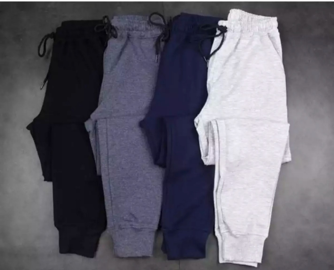 Quần jogger nam nữ thun nỉ da cá mềm mịn ống bó có big size
