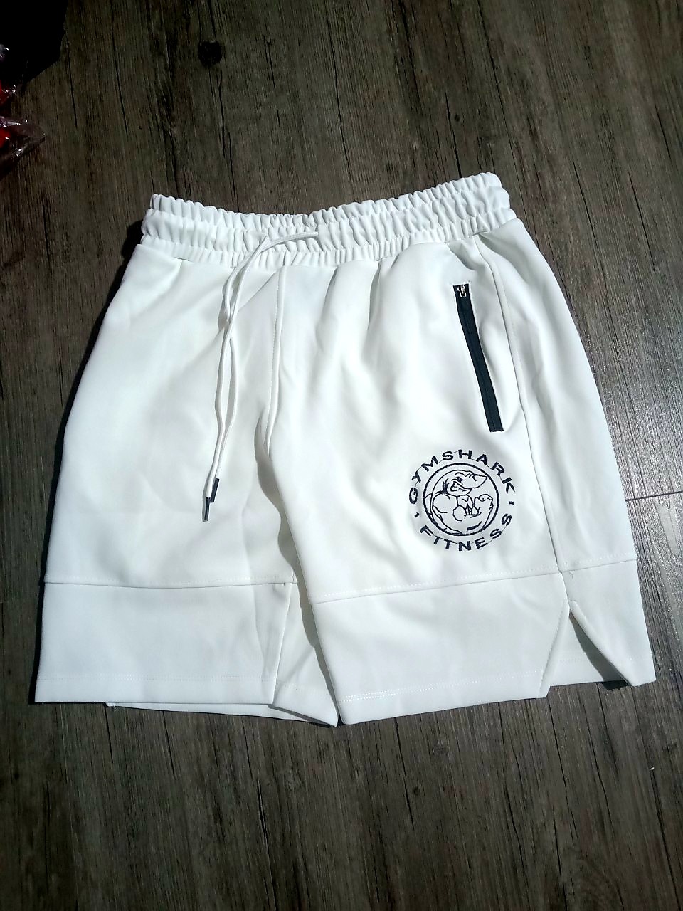 Quần đùi nam thể thao DO GYM SHOP logo thêu thun poly 4 chiều thoáng mát