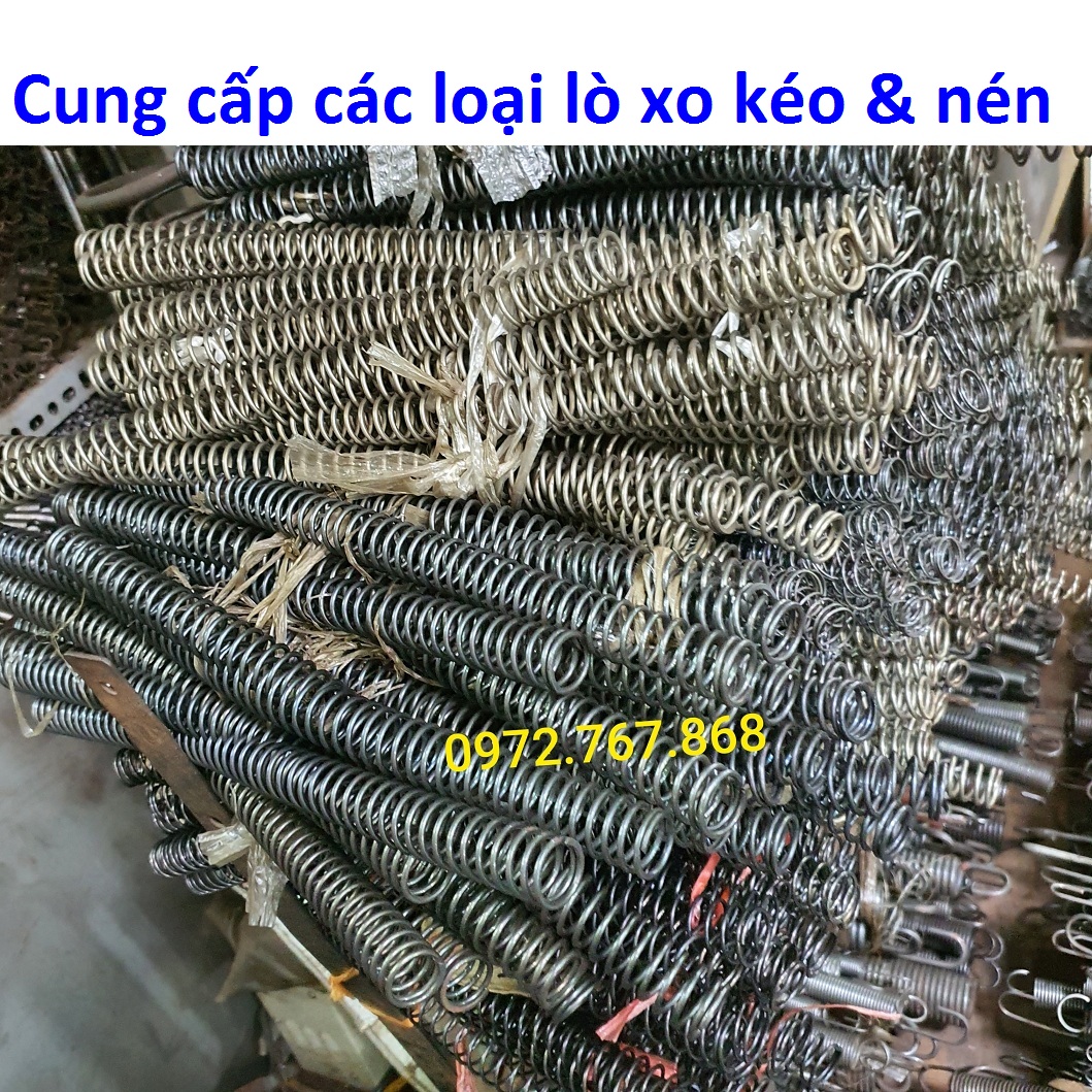 [5 cái] Lò xo nén phi 12mm dài 300mm