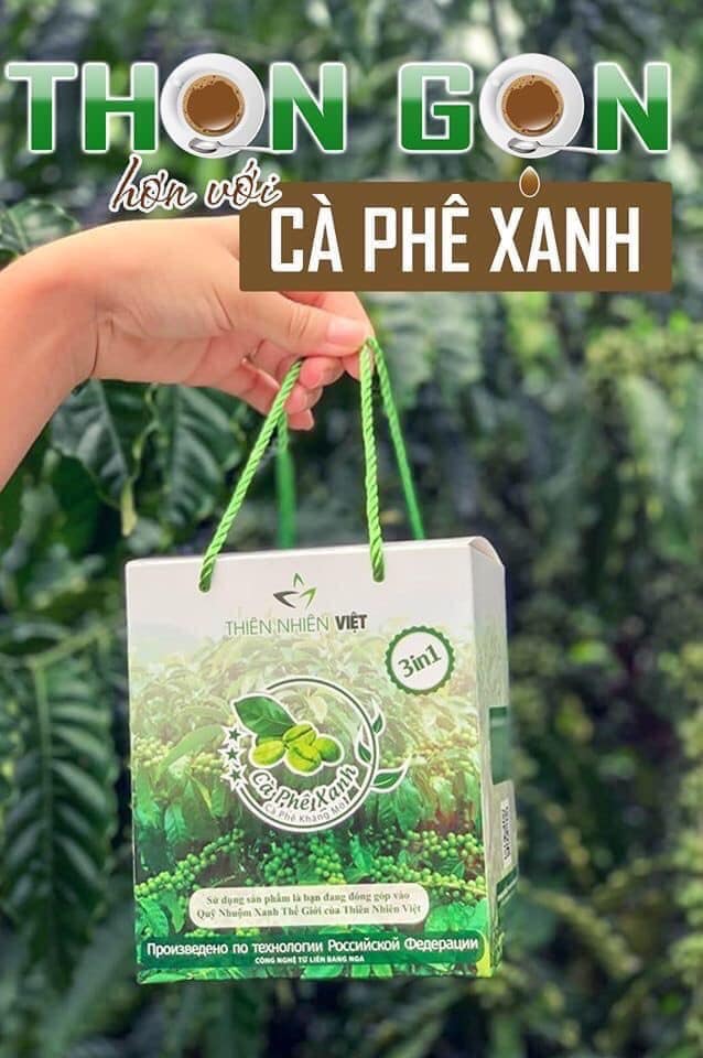 Cafe xanh kháng mỡ hộp 10 gói