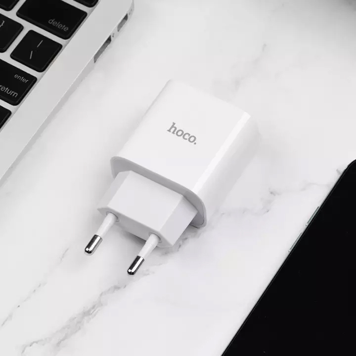 Bộ sạc nhanh siêu tốc hoco c76a - pd 18w đầu vào typec cho iphone ipad