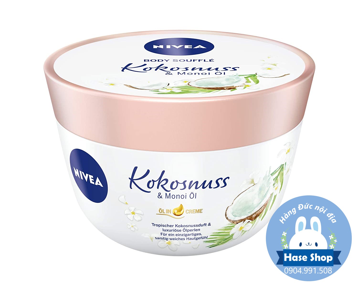[Nội địa Đức có BILL] Kem dưỡng ẩm Nivea Body Soufflé