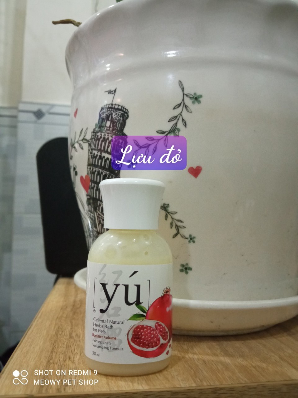 Sữa tắm Yu chó mèo 30ML