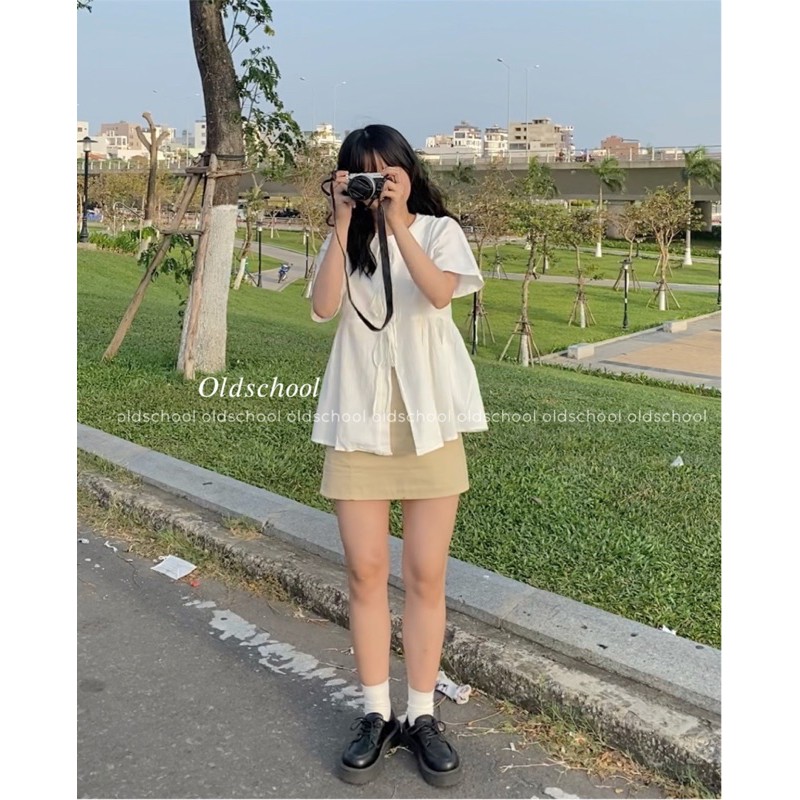 (Oldschoolcloth)SET LUCY BABYDOLL + CHÂN VÁY (ảnh thật/sẵn)