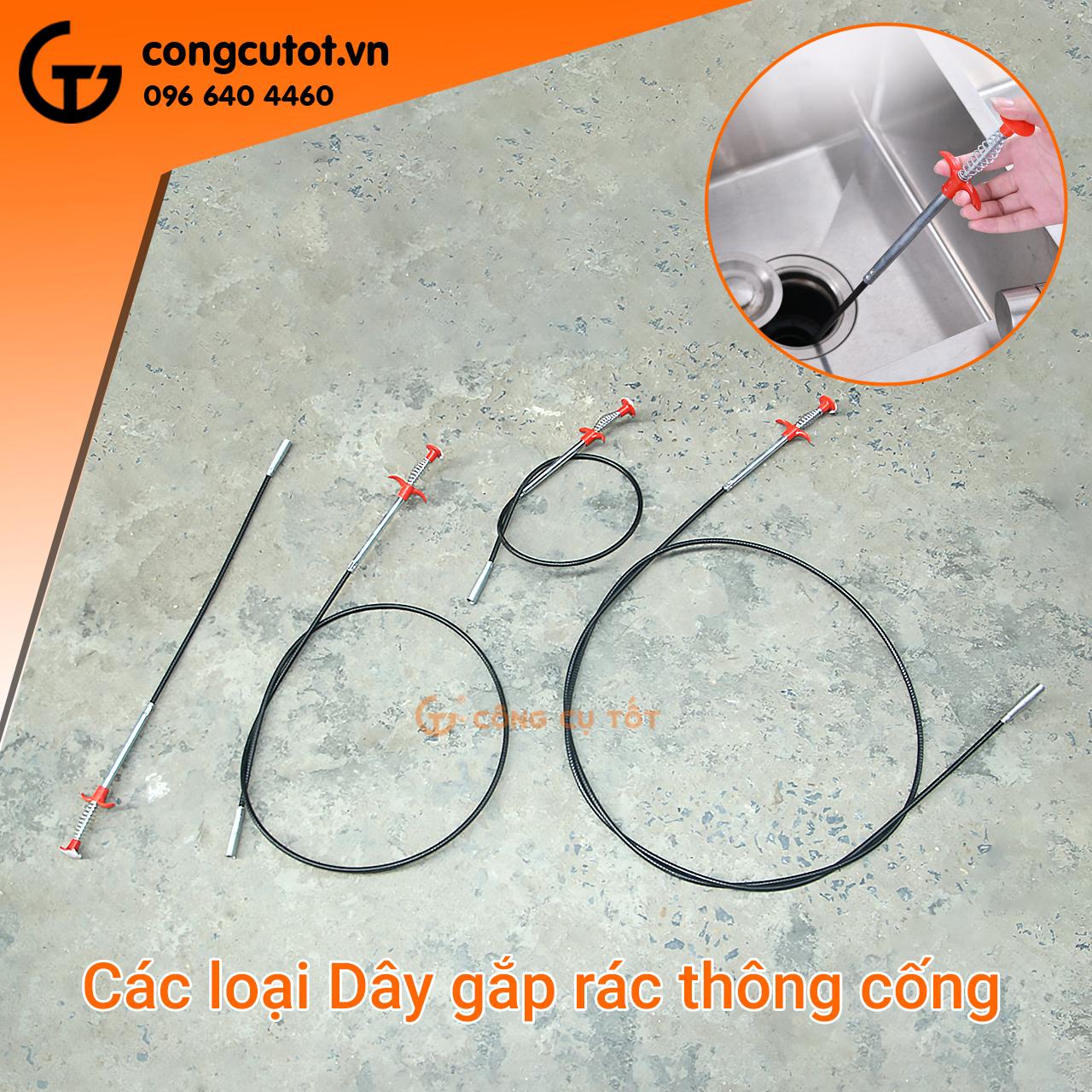 Dây thông tắc cống - Dây gắp rác thông cống