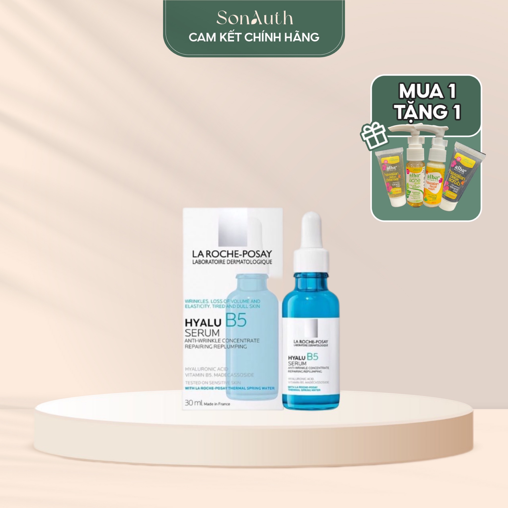 (MUA 1 TẶNG 1) Tinh chất La Roche-Posay Hyalu B5 Serum 30ml