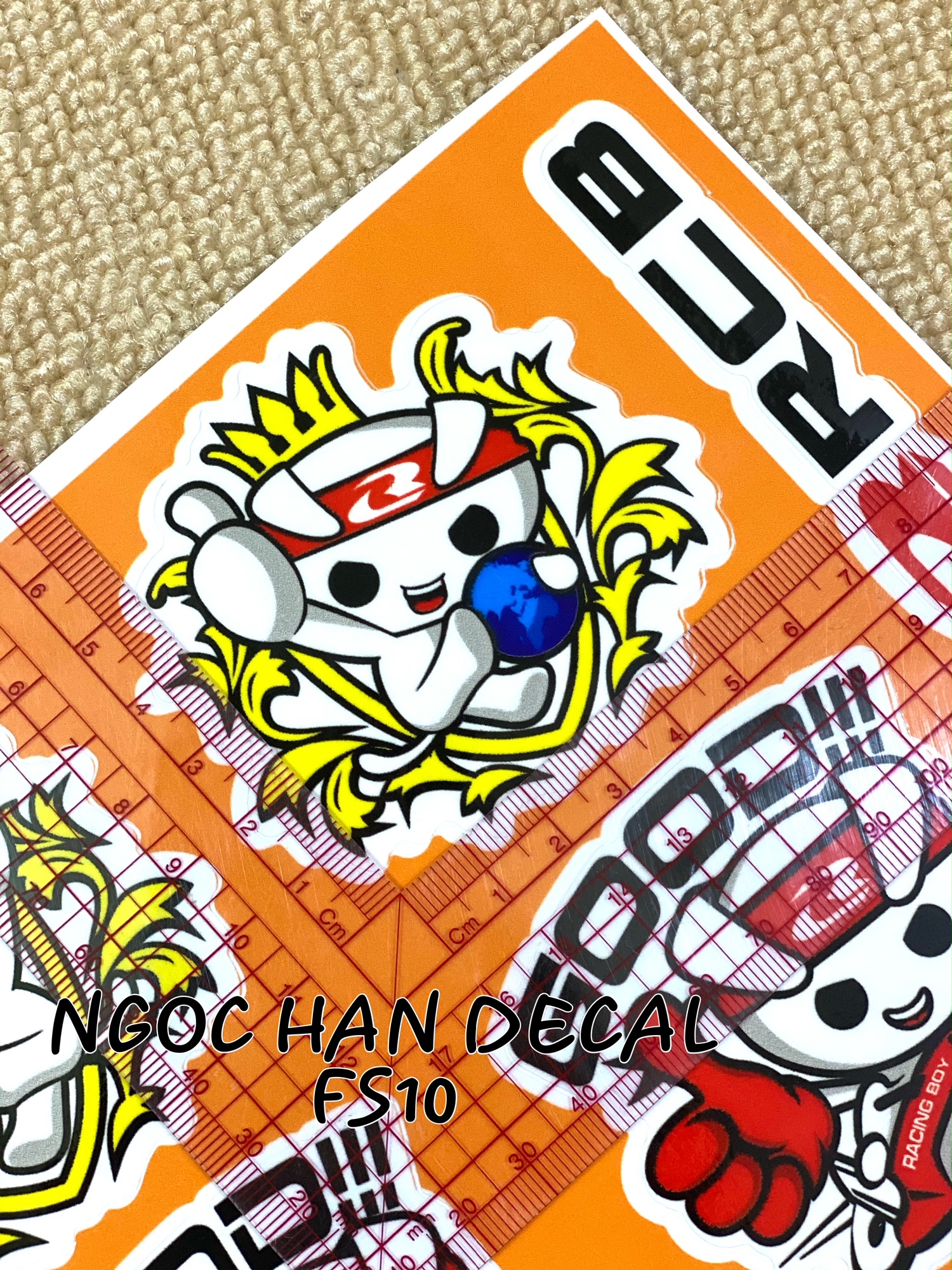 [HCM]Siêu rẻ nguyên bộ tem Racing boy trang trí xe máy -- NGỌC HÂN DECAL