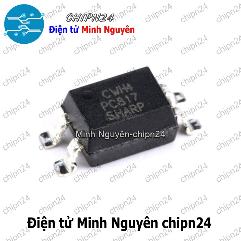 [5 con] (SOP) Opto Dán PC817 SOP-4 (SMD) - HH002410