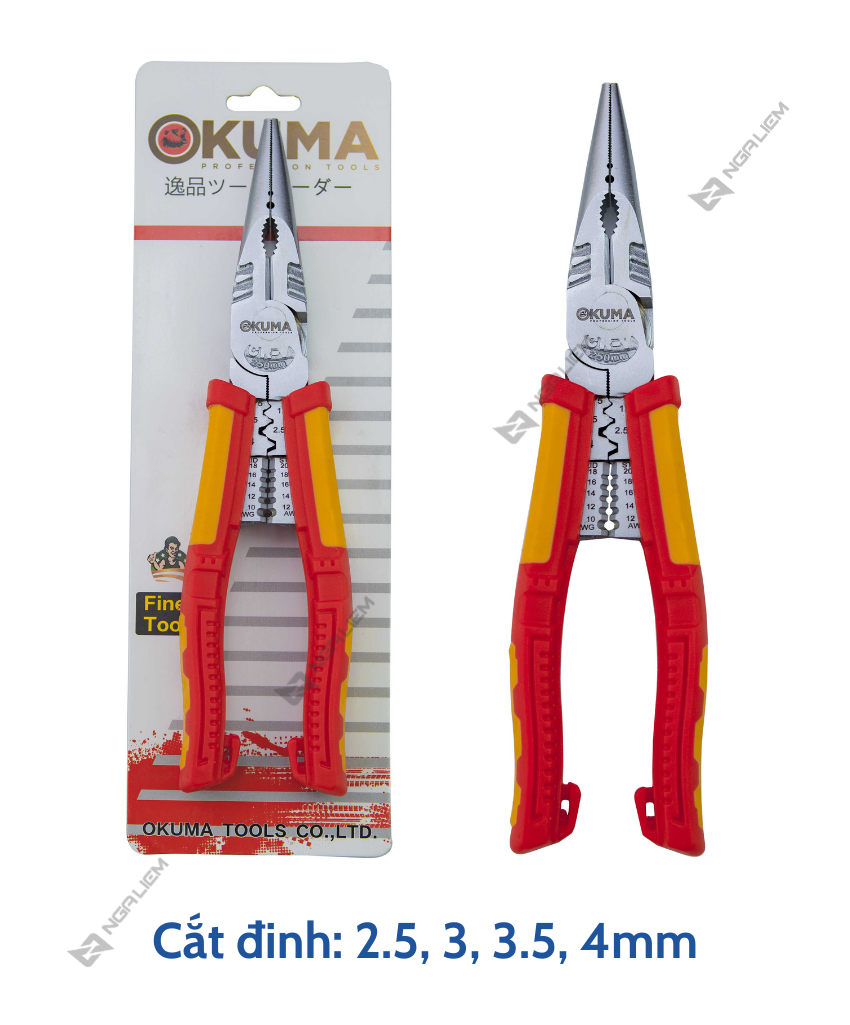 Kìm Nhọn 8′ Đa Năng OKUMA