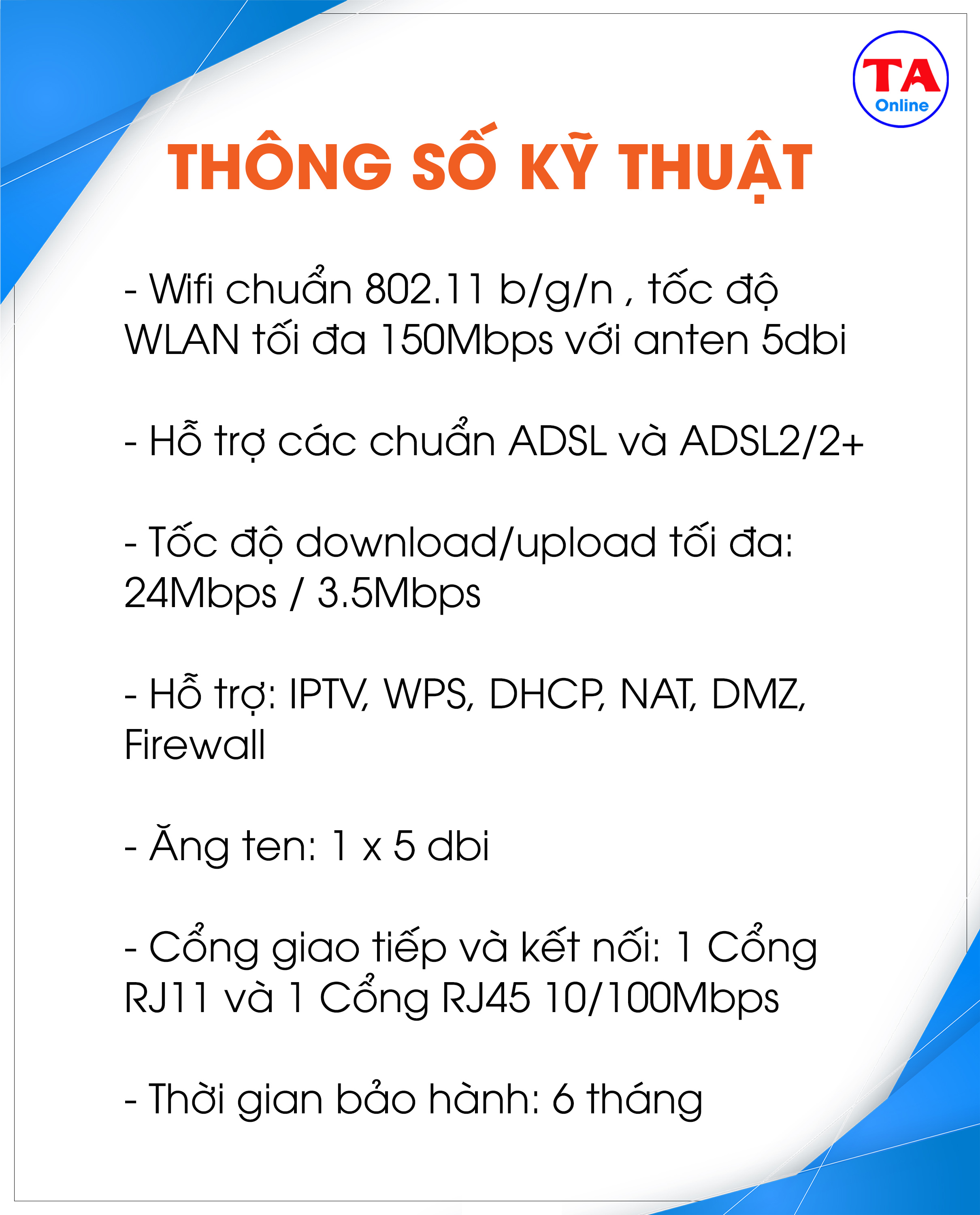 Bộ Phát Wifi D-Link DSL-2730E