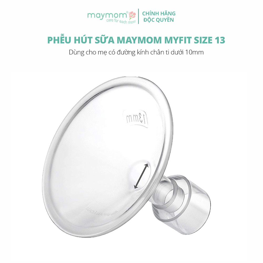 Phễu Hút Sữa Maymom Myfit, Phụ Kiện Thay Thế Máy Vắt Sữa Medela, Spectra, Avent, Unimom, Rozabi, Cimilre (1 cái)