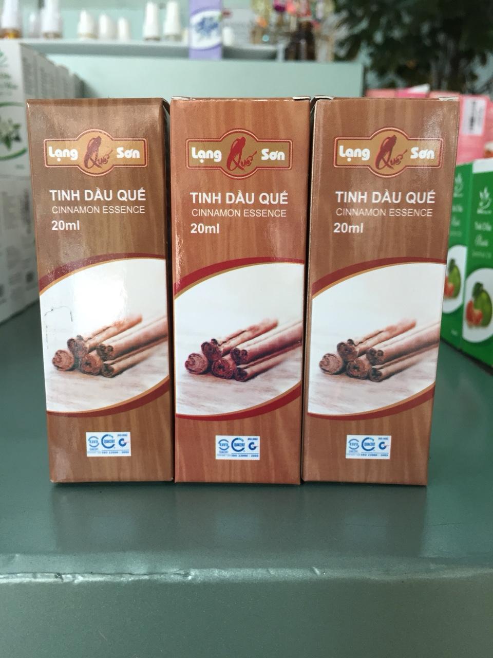 Combo 3 lọ tinh dầu quế Lạng sơn 20ml