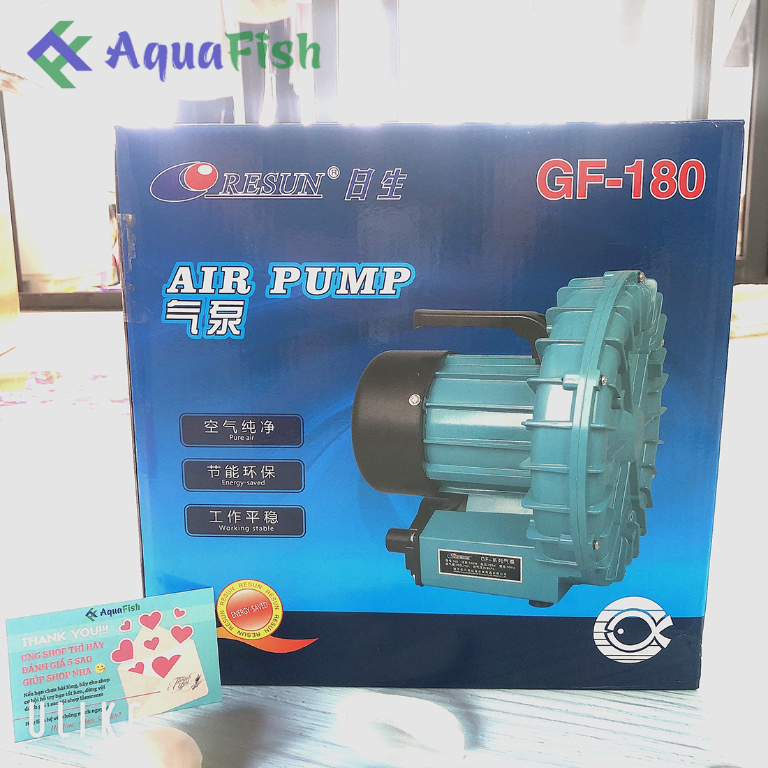 Máy sủi cánh quạt bể hải sản Resun GF