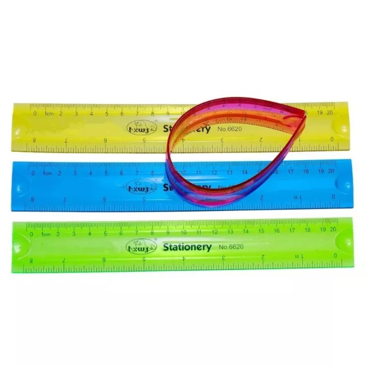 Combo 2 cây thước dẻo 20cm Aihao