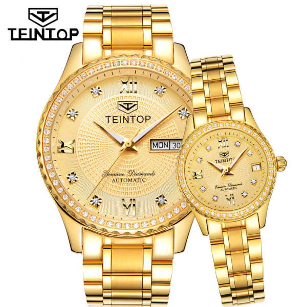 Đồng hồ đôi Teintop T8629-5 Chính Hãng Mỹ Đồng hồ chính hãng, Fullbox, Kính sapphire chống xước, Chống nước, Mới 100%