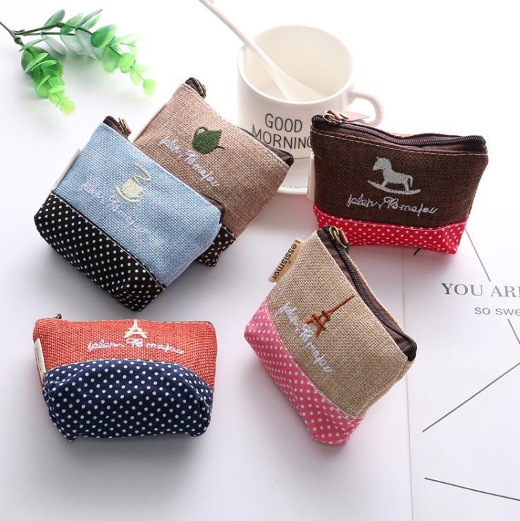 Ví Nữ dễ thương - Ví thổ cẩm - ví nữ mini