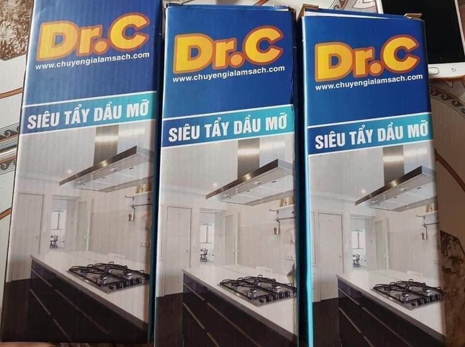 Chai xịt tẩy dầu mỡ, hút mùi làm sạch bếp, siêu tẩy dầu mỡ Dr.C 500ml