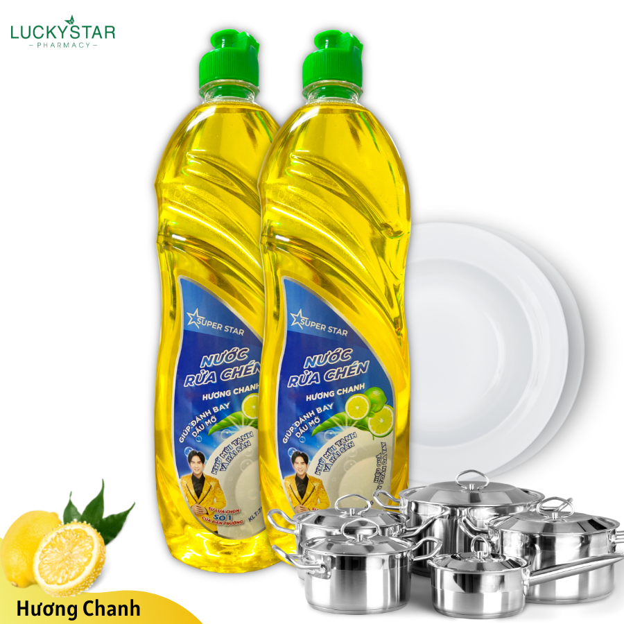 Nước Rửa Chén Super Star 750g