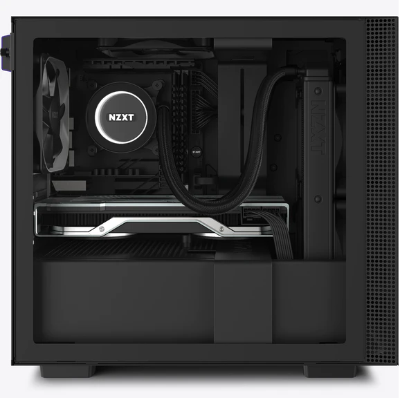 VỎ CASE MÁY TÍNH NZXT H210 MÀU ĐEN SẦN
