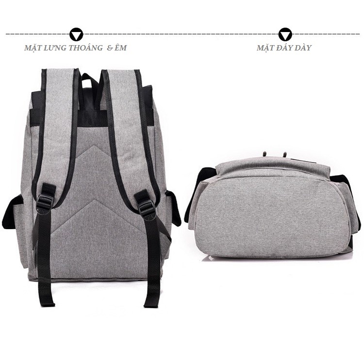 Balo Unisex Cao Cấp Có Cổng Sạc Praza - BL181