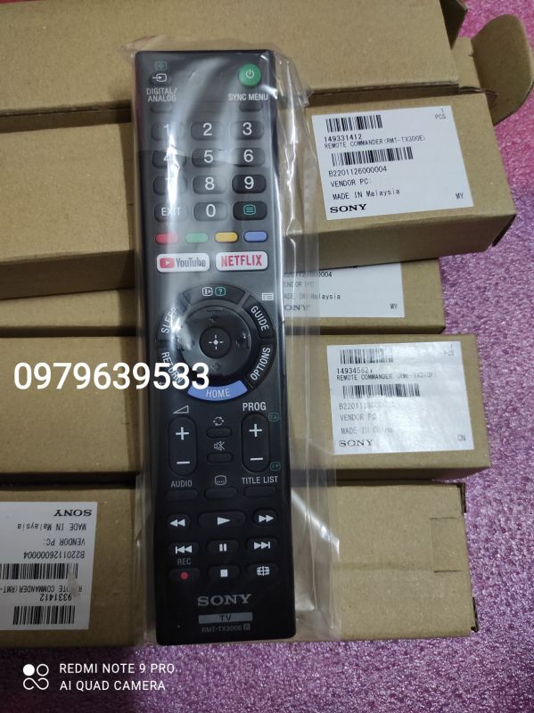 Bảng giá Remote Điều khiển tivi Sony Smart RMT -TX300E Chính Hãng