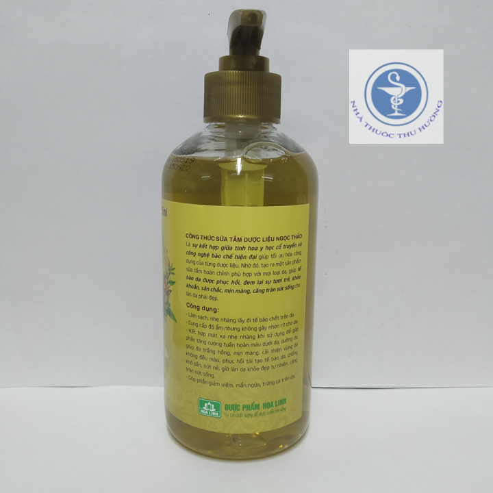 Sữa tắm dược liệu Ngọc Thảo chai 350ml