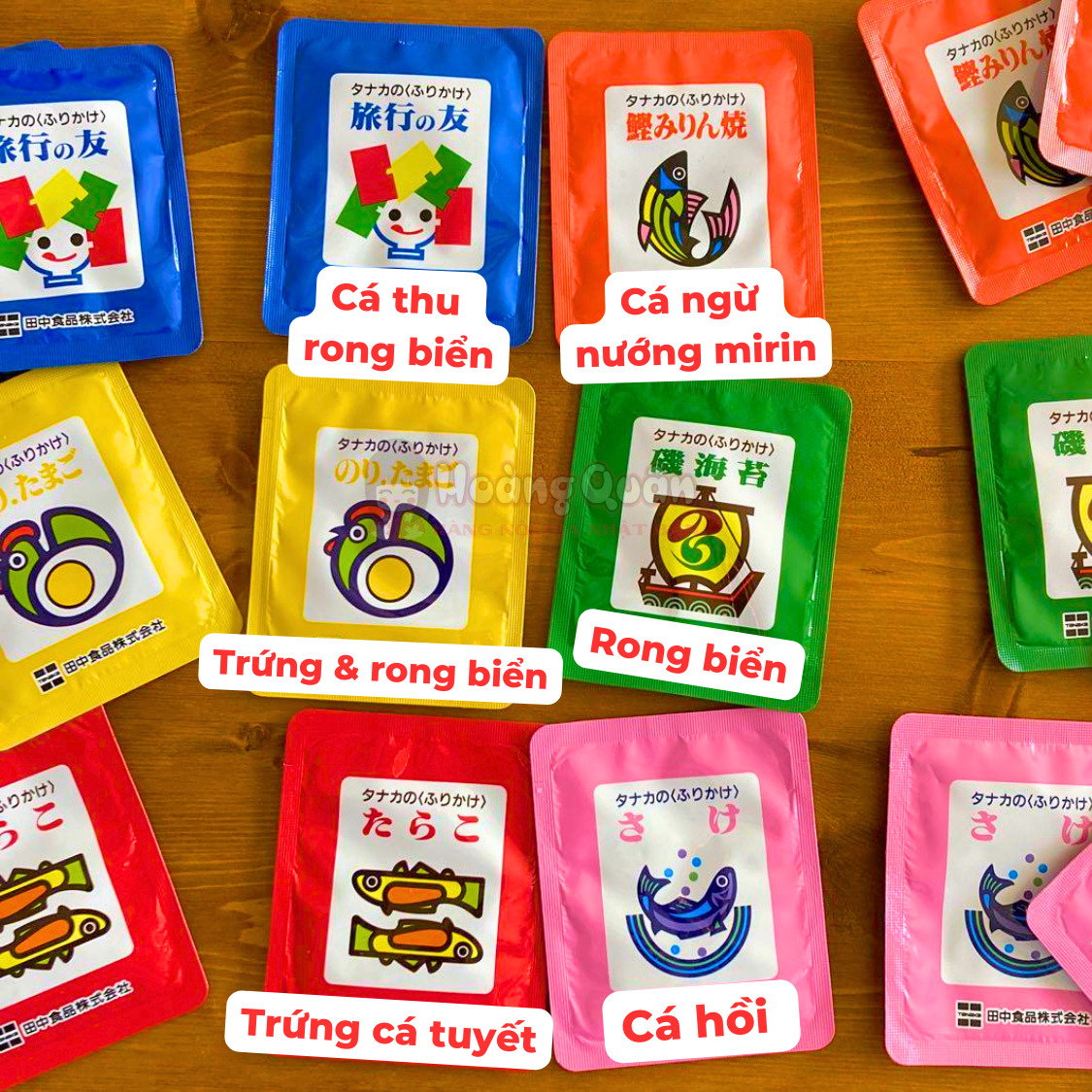 [DATE T8.2026] Gia Vị Rắc Cơm Tanaka Nhật Bản 30 Gói