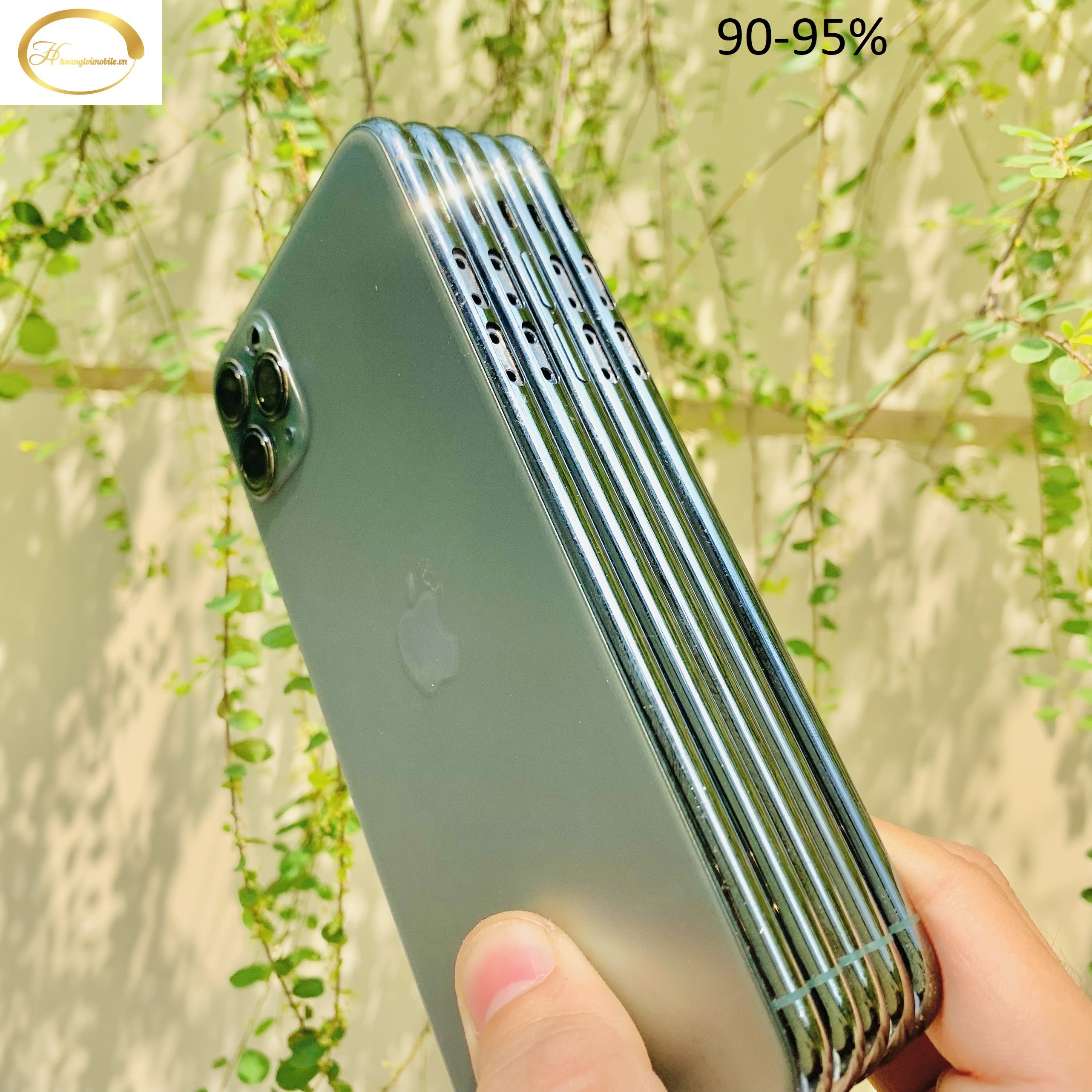Vỏ sườn 11ProMax zin tháo máy màu xanh midinght