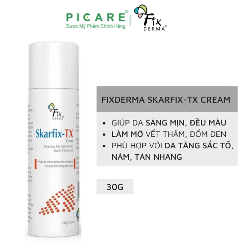 [GIẢM 20K ĐƠN 399K] Kem dưỡng da mờ thâm, nám, tàn nhang Fixderma Skarfix -TX Cream 30g