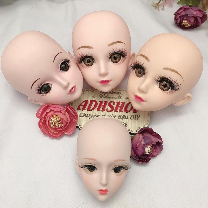 Đầu búp bê 60cm không tóc đã faceup