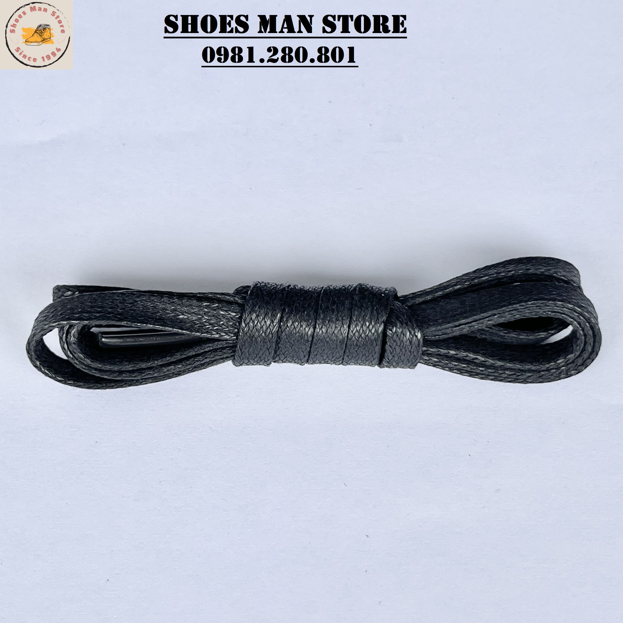 Dây giày vuốt sáp dẹt, dây giày cao cấp