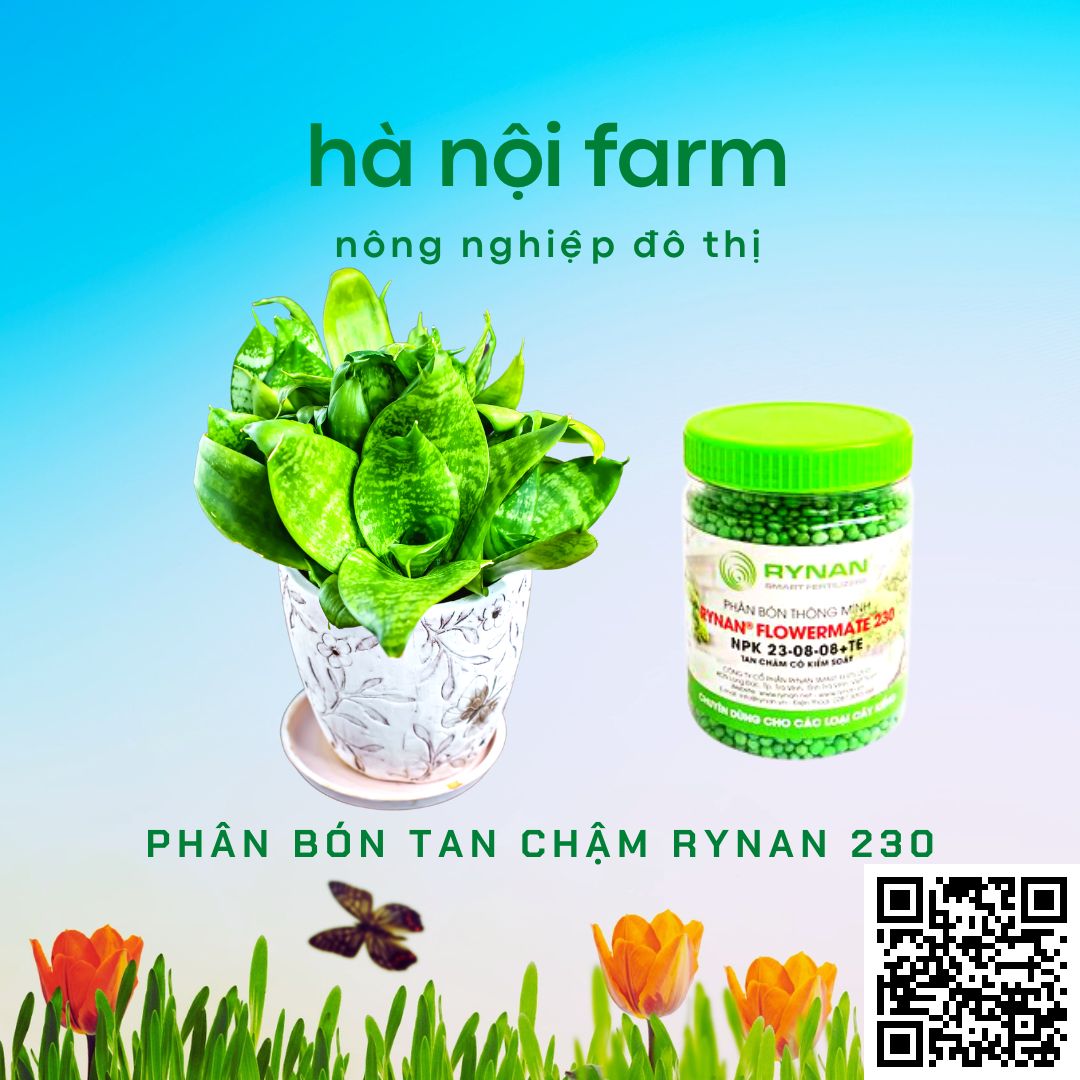 phân bón thông minh, tan chậm rynan 230. hũ 150g