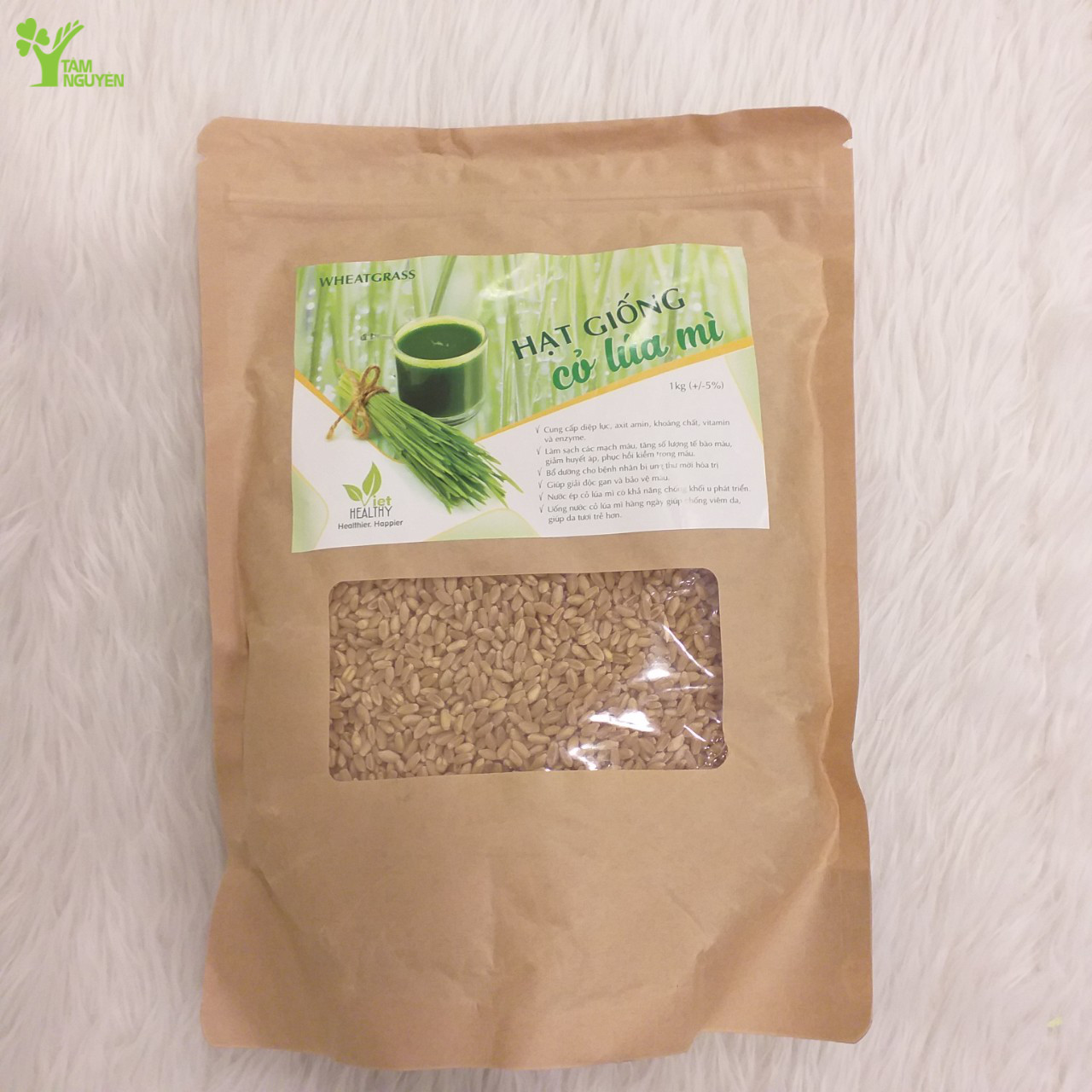 Hạt giống cỏ lúa mì Viet Healthy 1kg