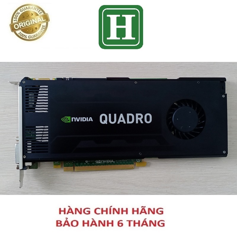 HCMCard màn hình Nvidia Quadro k4000 3Gb GDDR5 192 bit hàng chính hãng bảo
