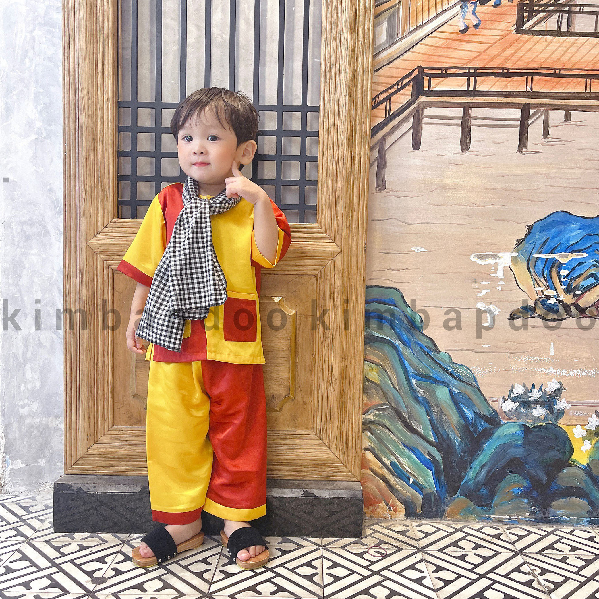 (7-16kg) Bà ba cho bé - Bà ba cute bé trai bé gái chất lụa mềm mát