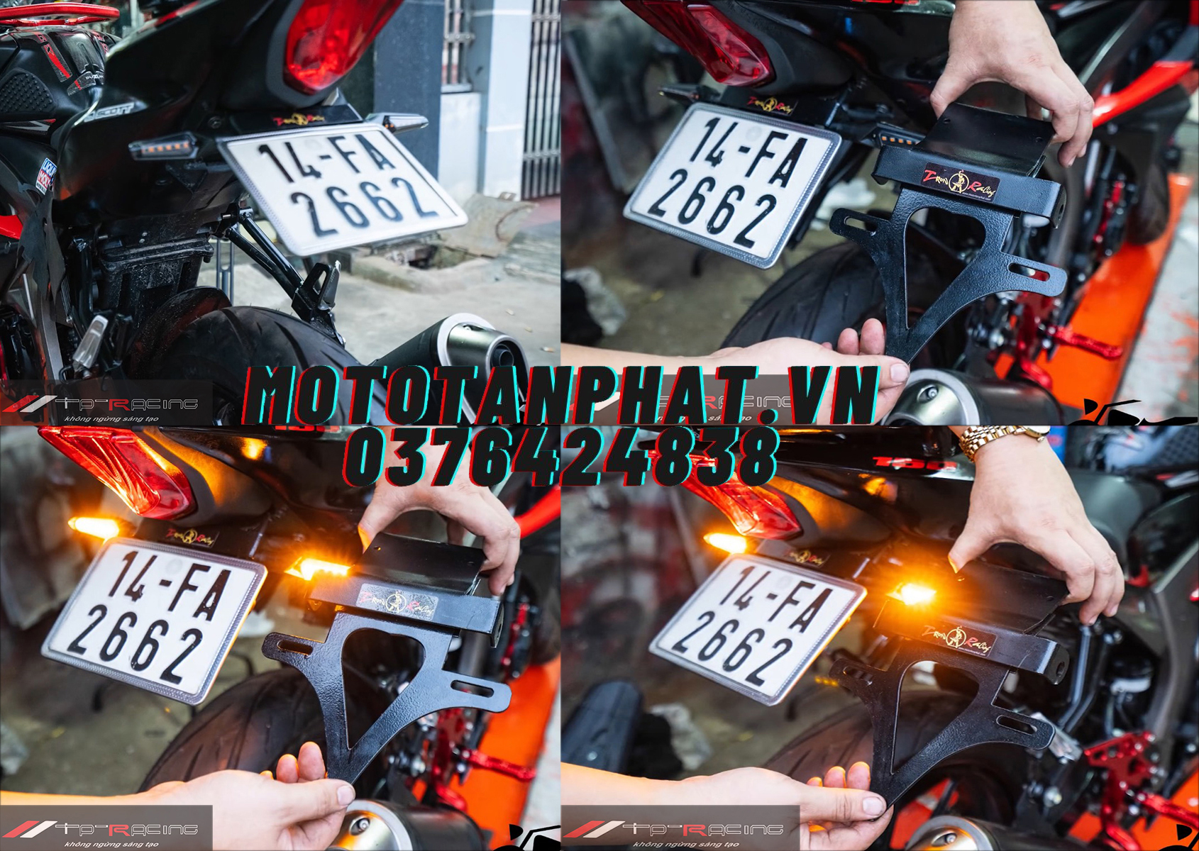 Pat biển số nam châm gsx 150